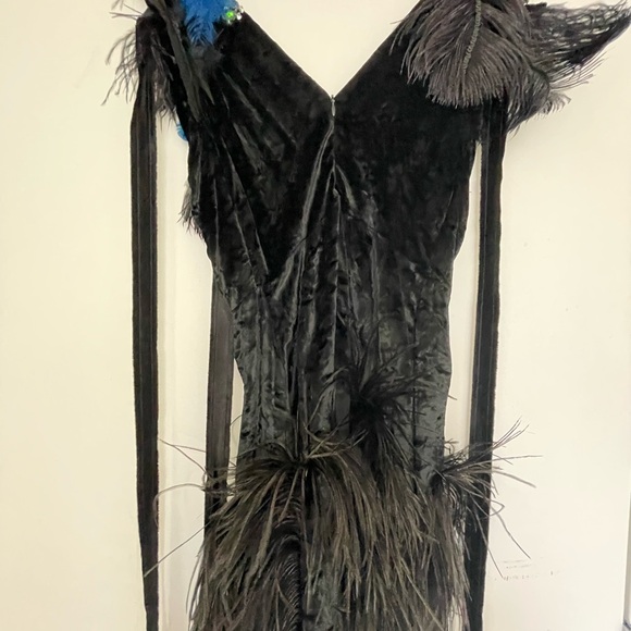 Sonia Rykiel Runway Black Evening Dress gown 34 - Picture 7 of 12